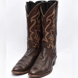 Nocona Western Cowboy Boots Rodeo Festival Stagecoach Size 10